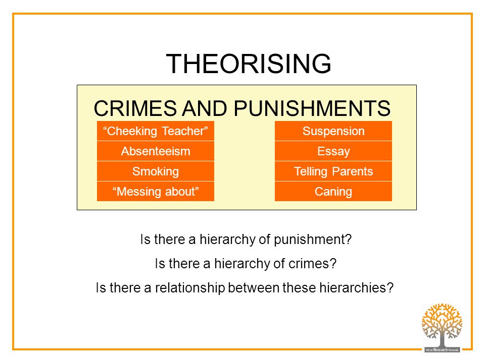 The hierarchy of criminal offenses essay